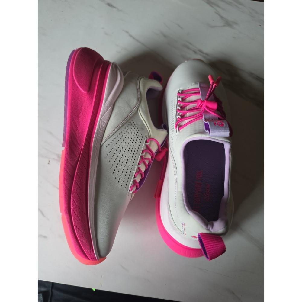 Clove Forte-Electron Rose White/Pink/Lavender Size 6 Nursing Shoes - Picture 4 of 8